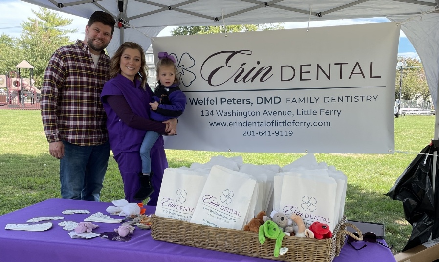 Erin Dental booth at community event